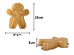 Grosse kuchenform silikon-weihnachtskuchenform