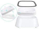 Bebedero flotante para perro y gato 1l bebedero lento antisalpicaduras