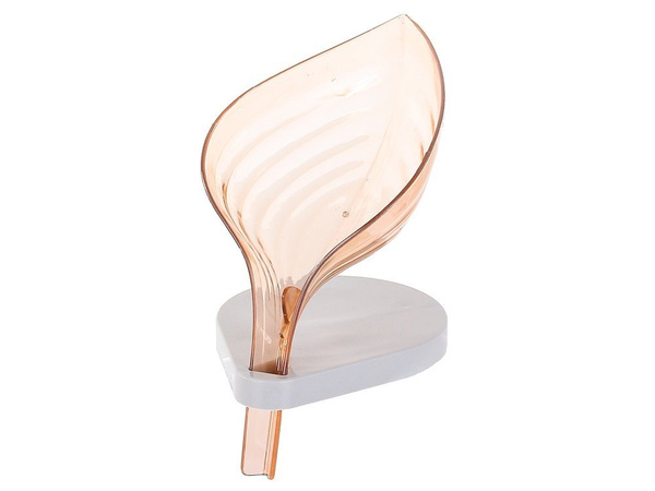 Soap leaf bath soap dish drain