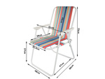 Silla plegable playa jardín ligero para tienda de camping