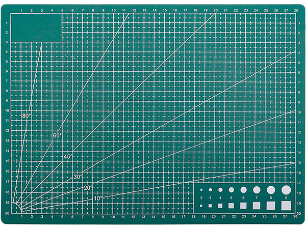 Selbstheilende schneidematte a4 modellieren doppelseitig