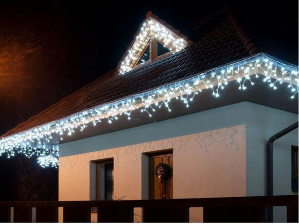 Lichter licht vorhang weihnachtsgirlande dekoration 300 led kalt ip44