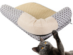 Lit pour chat matelas de couchage griffoir s