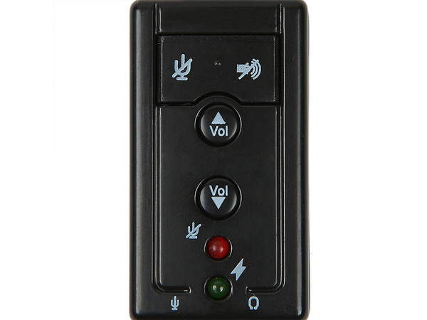 Carte son usb 7.1 microphone prise casque