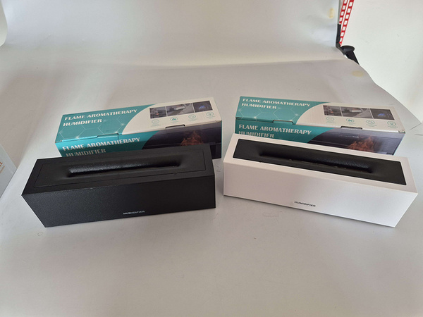 Zvlhčovač vzduchu led usb ultrazvukový plamen aromaterapie difuzér