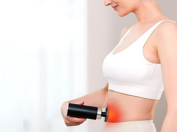 Pistolet do masażu masażer mocny rozgrzewający chłodzący 10 koncówek usb