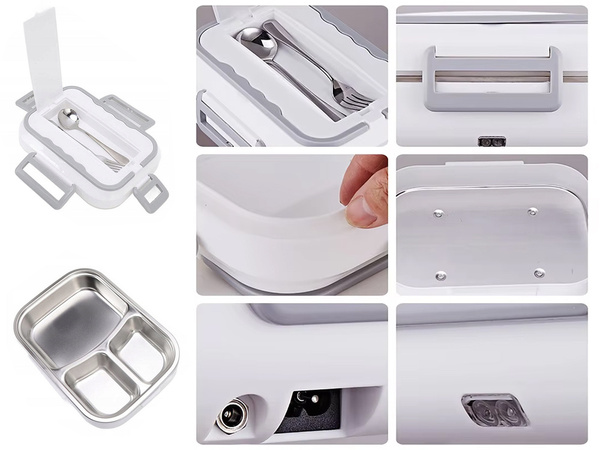 Boîte à lunch électrique conteneur chauffant pour les déjeuners de travail en camion