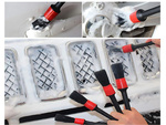 KIT D'ESTHÉTIQUE AUTOMOBILE BROSSES TAMPONS SAC D'ORGANISATION