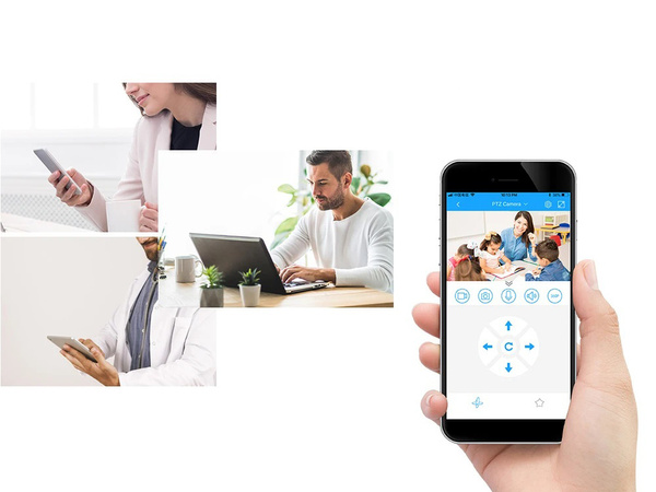 Ip kamera wifi elektronisches kindermädchen schwenkbar hd audio home indoor