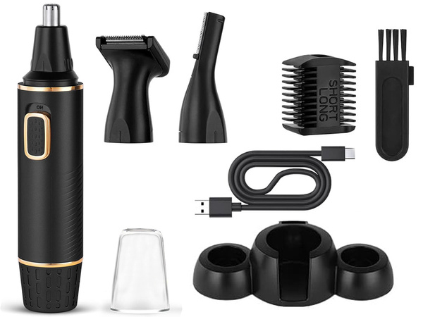 Uho nos trimmer odstranjevalec las brivnik obrvi 3v1 vodil