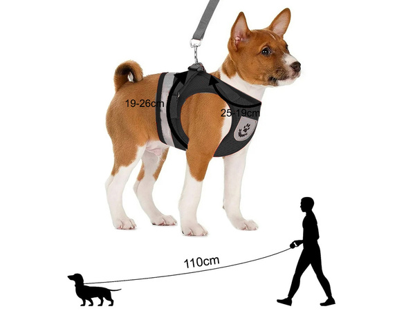 Soft soft strong reflector xs harnais de marche sans pression pour chien chat lapin soft strong reflector xs