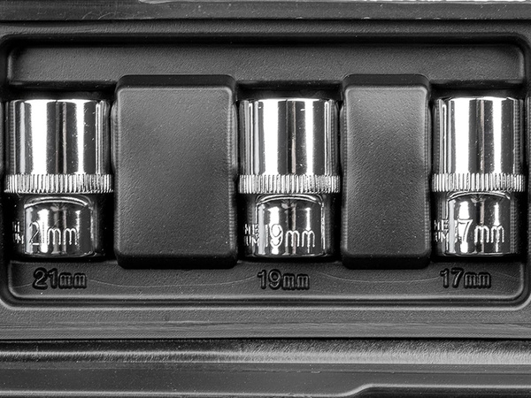 Kit sinamétrico con caja 3 boquillas 17/19/21 1/2 40nm - 210 nm