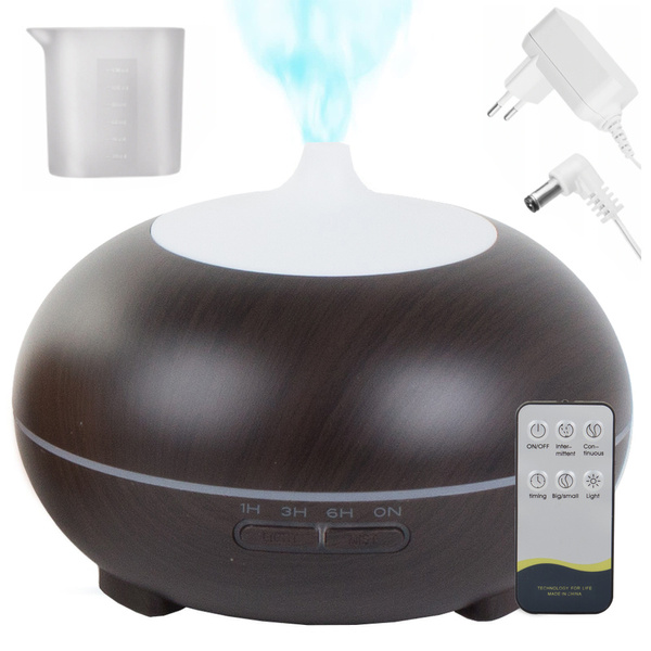 Humidificador aromaterapia aroma difusor interruptor horario rgb