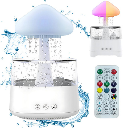Vlažilnik zraka difuzor aromaterapija vodil svetlobo rgb daljinski upravljalnik usb