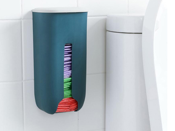 Koš za nosilne vrečke organizator kuhinjskih vrečk za steno