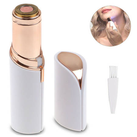 Facial epilator shaver body trimmer led