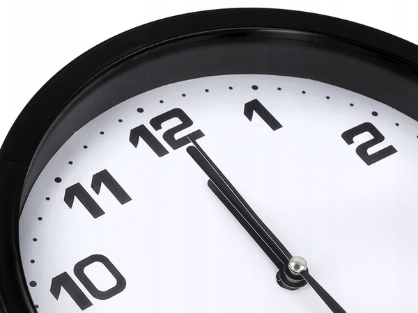 Sienas pulkstenis liels nesaskaras kluss 20 cm apaļš sekundometra rādītājs