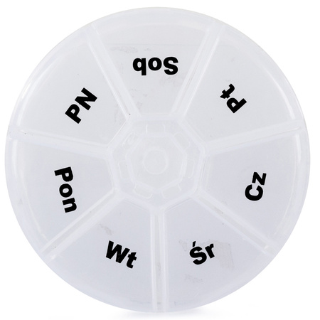 Container de medicamente cutie organizator 7 zile