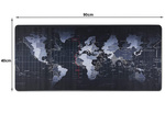 Mouse pad mare pentru jocuri harta 90x40 birou