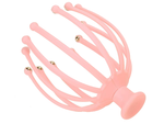 Relaxing hand-held scalp massager for head rubs