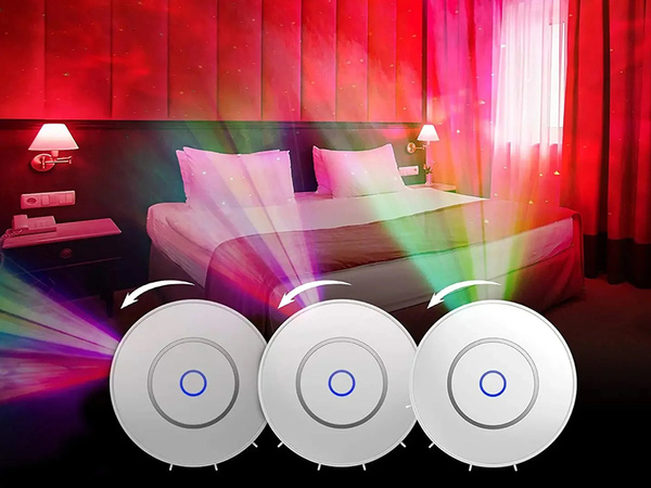 Csillagvetítő égbolt projektor éjszakai fény lézer led távirányítóval