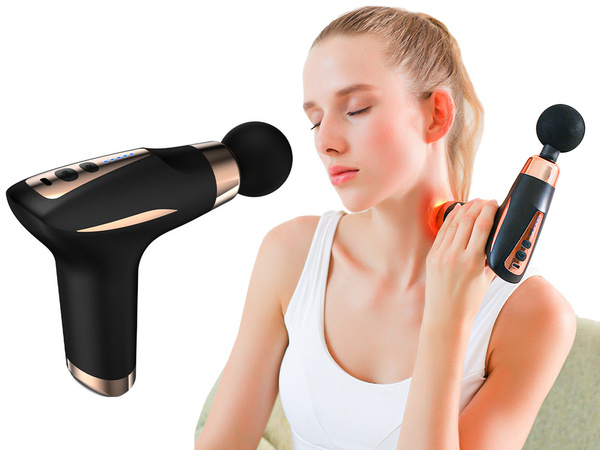 Pistolet de massage masseur de dos pistolet de vibration corporelle ensemble de 6 pièces à main
