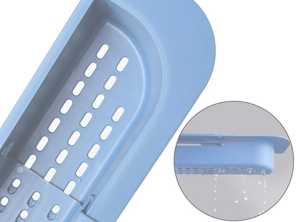 Virtuvės reikmenų laikiklis kriauklės organizatorius lentyna sulankstomas nusausintuvas