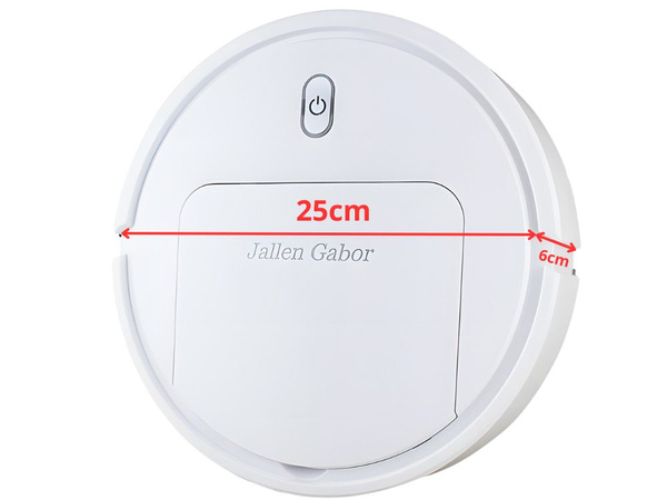 Robot aspirador automático inalámbrico eléctrico de limpieza blanco