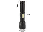 Taktikai zseblámpa bailong cree cob led xhp160 power