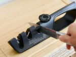 Afilador de cuchillos tijeras de cocina afilado ajuste antideslizante