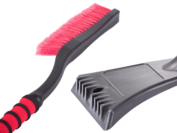 Grattoir de pare-brise brosse à neige grattoir de vitre de voiture 2in1