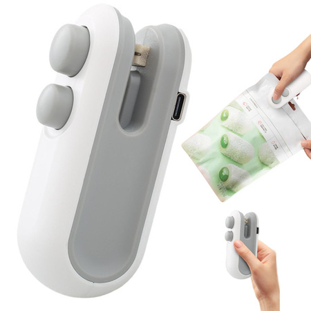Wireless usb foil opener and sealer with magnet 2 in 1