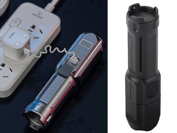 Wiederaufladbare taktische led taschenlampe zoom xpe führte militärische starke polizei