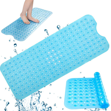 Anti-slip bath mat shower mat large 100x40 mat rubber