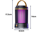 Uodus atbaidanti uv led įkraunama pakabinama vabzdžių lempa 2 režimai su šviesa