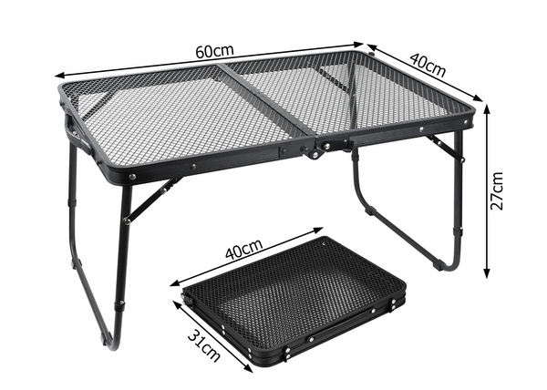 Masă de călătorie pliabilă masă de camping masă de grădină mâner valiză