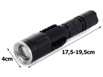 Lanternă tactică bailong usb led cree xm-l3-u3