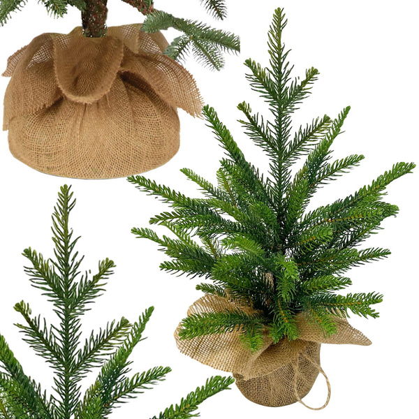 Pom de crăciun artificial mic 50cm copac decorativ pentru masa de birou