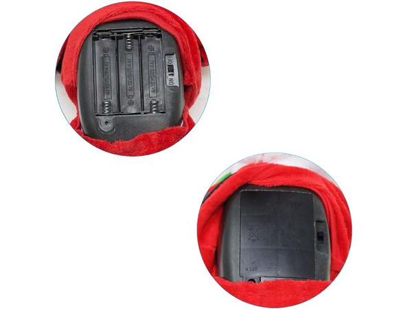 Plešoči in pojoči svetnik 30cm okenska dekoracija priseski