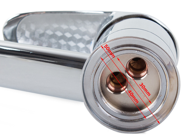 Mitigeur de cuisine chrome long