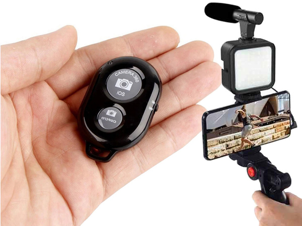 Kit vlogging trépied microphone support téléphone enregistrement vidéo
