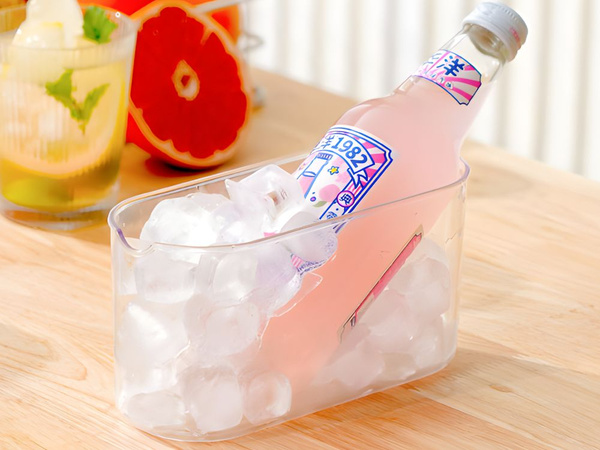 Molde para cubitos de hielo con recipiente y tapa molde de silicona para cubitos de hielo