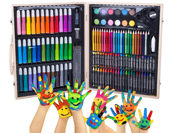 Juego de arte para pintar en estuche 150 piezas