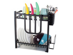 Double-decker dishwasher drainer