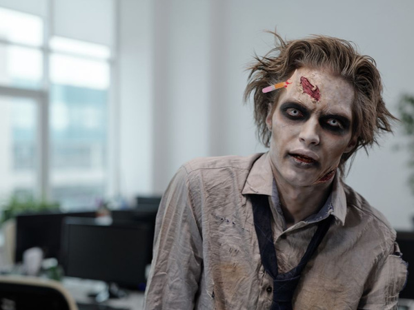 Kit de machiaj pentru răni false kit de machiaj de halloween cu sânge blocat în creion