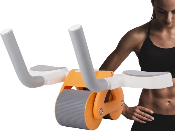 Rodillo doble ab rueda de ejercicios con ordenador desarrollo muscular abdominal