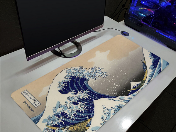 Tastatură mare mouse pad pentru birou 90x40 val mare