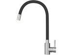 Mitigeur de cuisine flexible avec bec pivotant 360 flexible