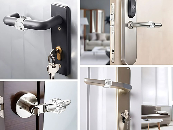 Silicone door handle stop wall protection bumper