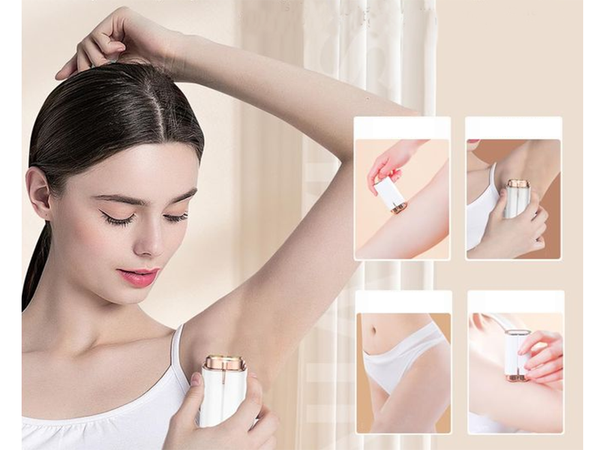 Borotva női test epilátor lábak arc szemöldök trimmer nőknek usb